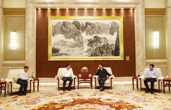 余红辉拜会广西壮族自治区党委书记刘宁、自治区主席蓝天立